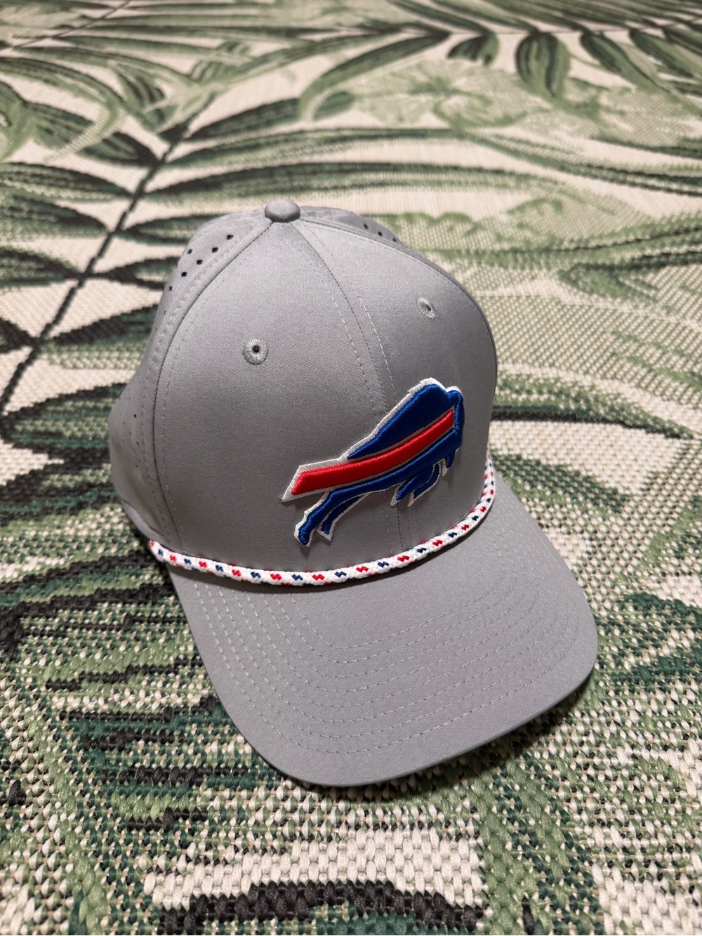 Buffalo Bills Hat New Era 9Seventy Stretch Snap Back Gray Rope Cap